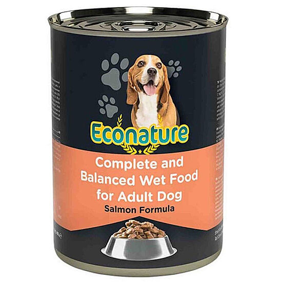 Eco Nature Salmon Soslu Parça Etli Somonlu Köpek Yaş Maması 400 Gr - 1