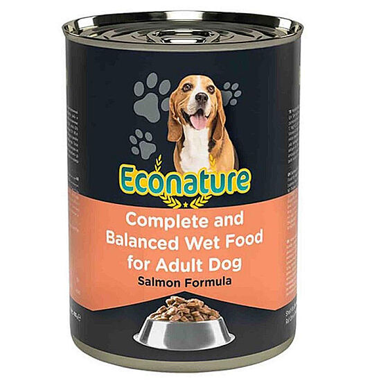 Eco Nature Salmon Soslu Parça Etli Somonlu Köpek Yaş Maması 400 Gr - 1