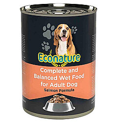 Eco Nature Salmon Soslu Parça Etli Somonlu Köpek Yaş Maması 400 Gr - Eco Nature