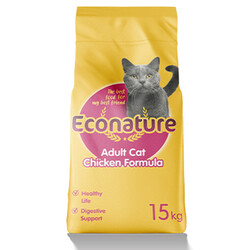 Eco Nature - Eco Nature Tavuklu Yetişkin Kedi Maması 15 Kg