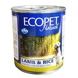 EcoPet - Ecopet Natural Kuzu Etli ve Pirinçli Köpek Konservesi 300 Gr