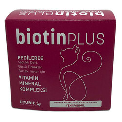 Ecurıe - Ecurie Biotin Plus Kedi İçin Deri ve Tüy Sağlığı Besin Takviyesi Toz 30 x 1 Gr