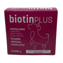 Ecurıe - Ecurie Biotin Plus Köpekler İçin Deri ve Tüy Sağlığı Besin Takviyesi Toz 30 x 2 Gr
