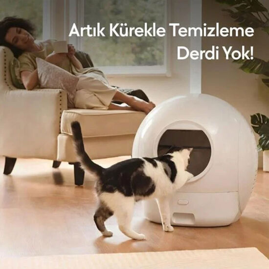 ELS Pet E801 Otomatik Kedi Tuvaleti 60 Lt - 4