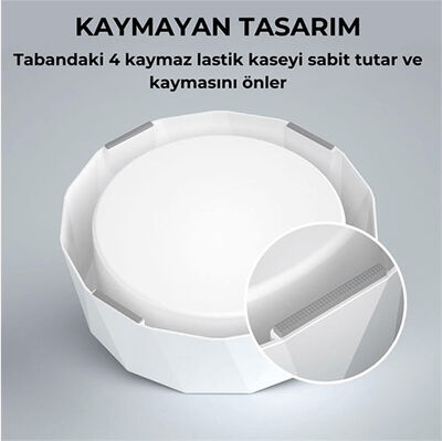 ELS Pet Sıçrama Önleyici Kedi&Köpek Diamond Su Kabı 1 Lt