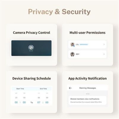 Enabot ROLA Mini 2K Kameralı Evcil Hayvan Robotu - 8