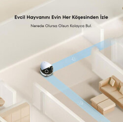 Enabot ROLA Mini 2K Kameralı Evcil Hayvan Robotu - 6