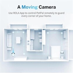 Enabot ROLA PetPal 2.5K Kameralı Evcil Hayvan Robotu - 7