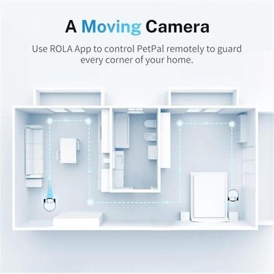 Enabot ROLA PetPal 2.5K Kameralı Evcil Hayvan Robotu - 7