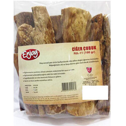 Enjoy Kurutulmuş Doğal Ciğer Çubuk Köpek Ödülü 100 Gr - Enjoy