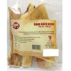 Enjoy Kurutulmuş Doğal Dana Kafa Derisi Köpek Ödülü 100 Gr - Enjoy
