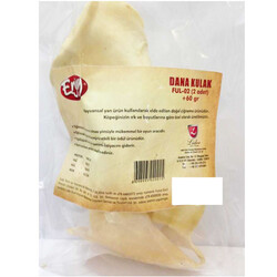 Enjoy Kurutulmuş Doğal Dana Kulak Köpek Ödülü 100 Gr - 2'li Paket - Enjoy