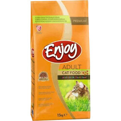 EnJoy Premium - Enjoy Multi Color Tavuk Etli Renkli Kedi Maması 15 Kg