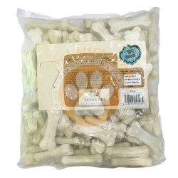 Enjoy Sütlü Kemik Şekilli Doğal Köpek Ödülü 7 Cm (100'lü Paket 20 - 25 Gr) - Enjoy