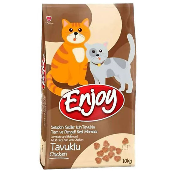 Enjoy Tavuk Etli Yetişkin Kedi Maması 10 Kg - 1