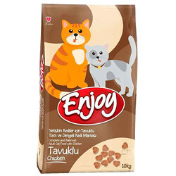 EnJoy Premium - Enjoy Tavuk Etli Yetişkin Kedi Maması 10 Kg