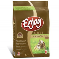 EnJoy Premium - Enjoy Tavuk Etli Yetişkin Kedi Maması 1000 Gr (1 Kg)