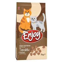 EnJoy Premium - Enjoy Tavuk Etli Yetişkin Kedi Maması 2 Kg