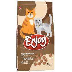 Enjoy Tavuk Etli Yetişkin Kedi Maması 2 Kg - Enjoy