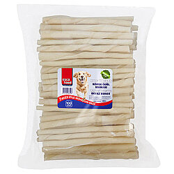 Esca Food Beyaz Burgu Çiğneme Kemiği Köpek Ödülü 12 Cm (100Lü Paket) - 500 Gr - Esca Food