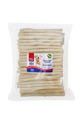 Esca Food - Esca Food Beyaz Burgu Çiğneme Kemiği Köpek Ödülü 12 Cm (100Lü Paket) - 500 Gr