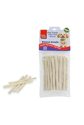 Esca Food - Esca Food Beyaz Burgu Çiğneme Kemiği Köpek Ödülü 12 Cm (20Li Paket)
