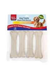 Esca Food - Esca Food Beyaz Pres Kemik Köpek Ödülü 12,5 cm (4Lü Paket)