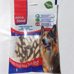 Esca Food - Esca Food Dana Etli Burgu Çubuk Köpek Ödülü 8 cm (25Li Paket)