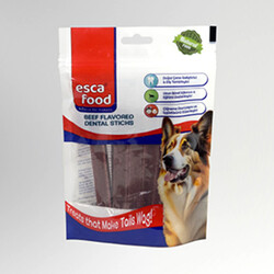 Esca Food Dental Çubuk Dana Eti Aromalı Köpek Ödülü 100 Gr (6Lı Paket) - Thumbnail