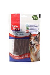 Esca Food - Esca Food Dental Çubuk Dana Eti Aromalı Köpek Ödülü 100 Gr (6Lı Paket)