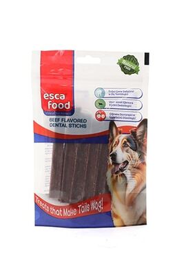 Esca Food Dental Çubuk Dana Eti Aromalı Köpek Ödülü 100 Gr (6Lı Paket)