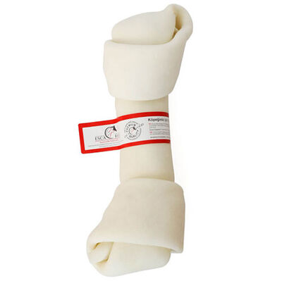 Esca Food Düğümlü Beyaz Köpek Ödül Kemiği 280 Gr - 30 Cm