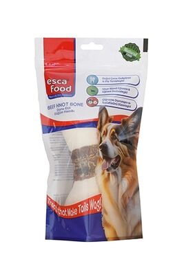Esca Food Düğümlü Dana Eti Sargılı Beyaz Köpek Ödülü 140 Gr- 15,5 Cm