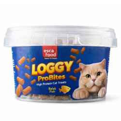 Esca Food Loggy ProBites Balıklı High Protein Kedi Ödül Maması 110 Gr - Esca Food