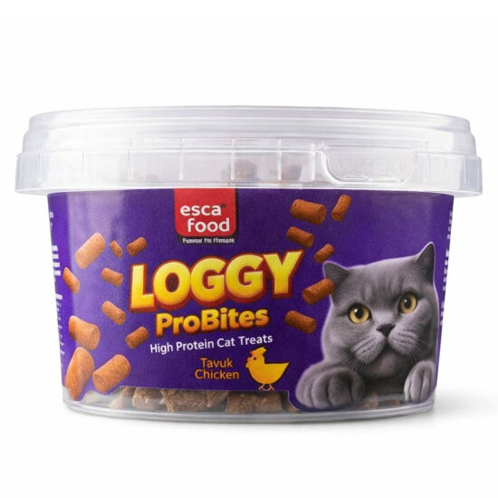 Esca Food Loggy ProBites Tavuklu High Protein Kedi Ödül Maması 110 Gr - 1