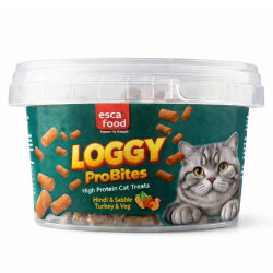 Esca Food Loggy ProBites Hindi ve Sebzeli High Protein Kedi Ödül Maması 110 Gr - Esca Food