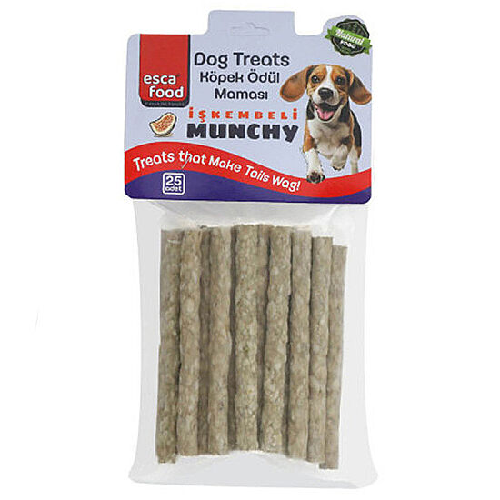 Esca Food İşkembeli Munchy Köpek Ödülü 12 Cm (25Li Paket) - 1