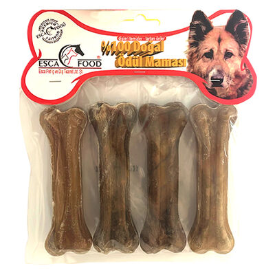 Esca Food Naturel Pres Kemik Köpek Ödülü 12,5 Cm (4Lü Paket) - 200 Gr