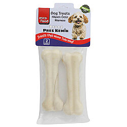 Esca Food Press Beyaz Kemik Köpek Ödülü 12,5 Cm - (50 Gr 2li Paket) - 100 Gr - Esca Food