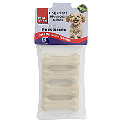 Esca Food Press Beyaz Kemik Köpek Ödülü 7,5 Cm - (4lü Paket) - Esca Food