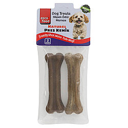 Esca Food Press Naturel Kemik Köpek Ödülü 12,5 Cm - (50 Gr 2li Paket) - 100 Gr - Esca Food