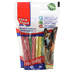 Esca Food Renkli Munchy Çubuk Köpek Ödülü 12 Cm (40Lı Paket) - Esca Food