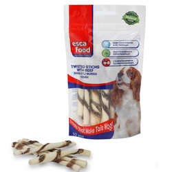 Esca Food - Esca Food Dana Etli Burgu Kemik Köpek Ödülü 12 cm 10 Adet