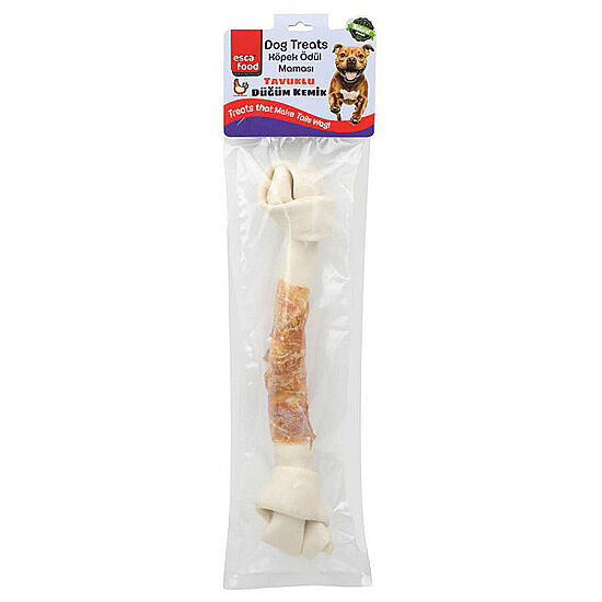 Esca Food Tavuklu Düğüm Kemik Köpek Ödülü 230 Gr - 1