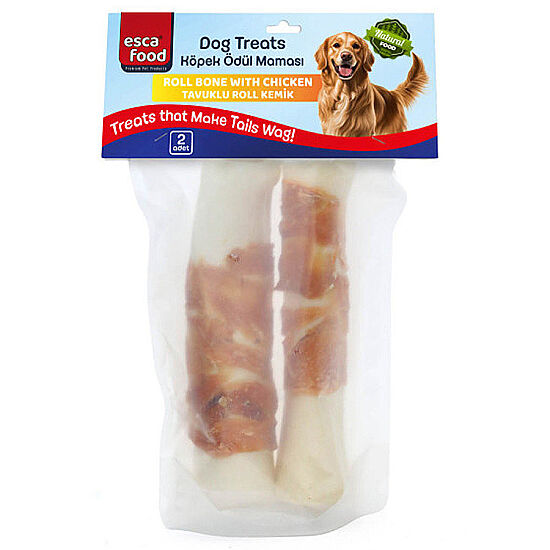Esca Food Tavuklu Kemik Köpek Ödülü (2Li Paket) - 1