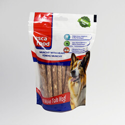 Esca Food - Esca Food Yürekli Munchy Köpek Ödülü 12 cm (40Lı Paket)