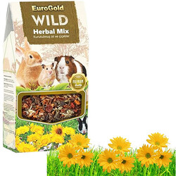 EuroGold - Euro Gold Herbal Mix Ot ve Çiçekli Kemirgen Ödülü 40 gr