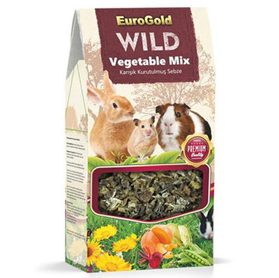 Euro Gold Wild Kemirgenler İçin Kurutulmuş Sebze Vegetable Mix 80 Gr