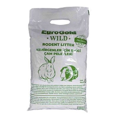 Euro Gold Wild Rodent Ağaç Parçaları Kemirgen İçin Emici Çam Peleti Taban Altlığı 5 Lt