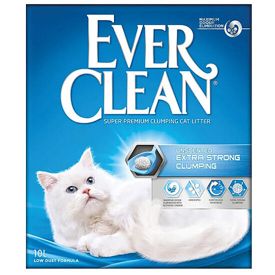Ever Clean Extra Hygiene Unscented Ekstra Güçlü Kokusuz Kedi Kumu 10 Lt - 4